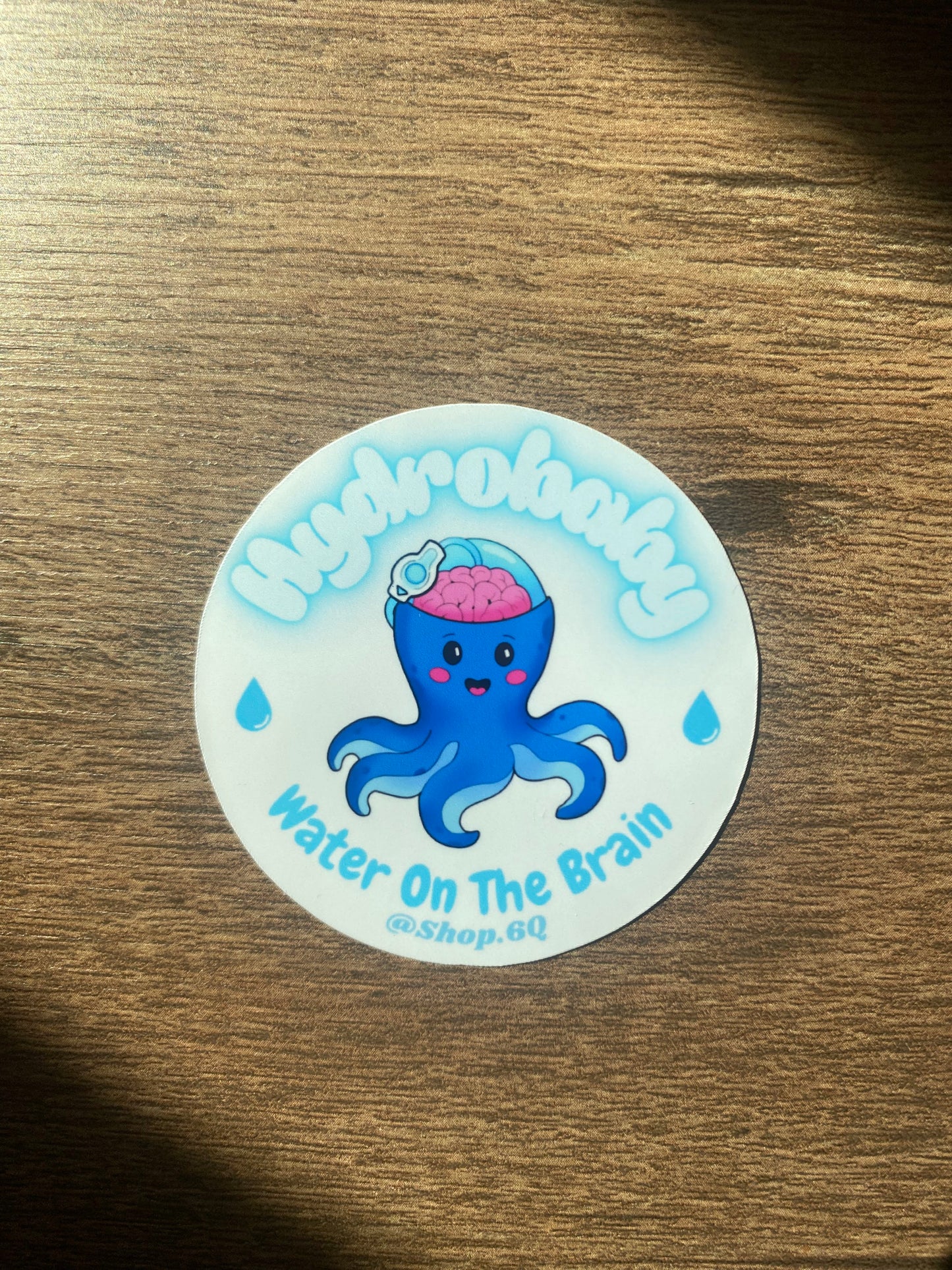 Hydro-Baby Blue Octopus Sticker
