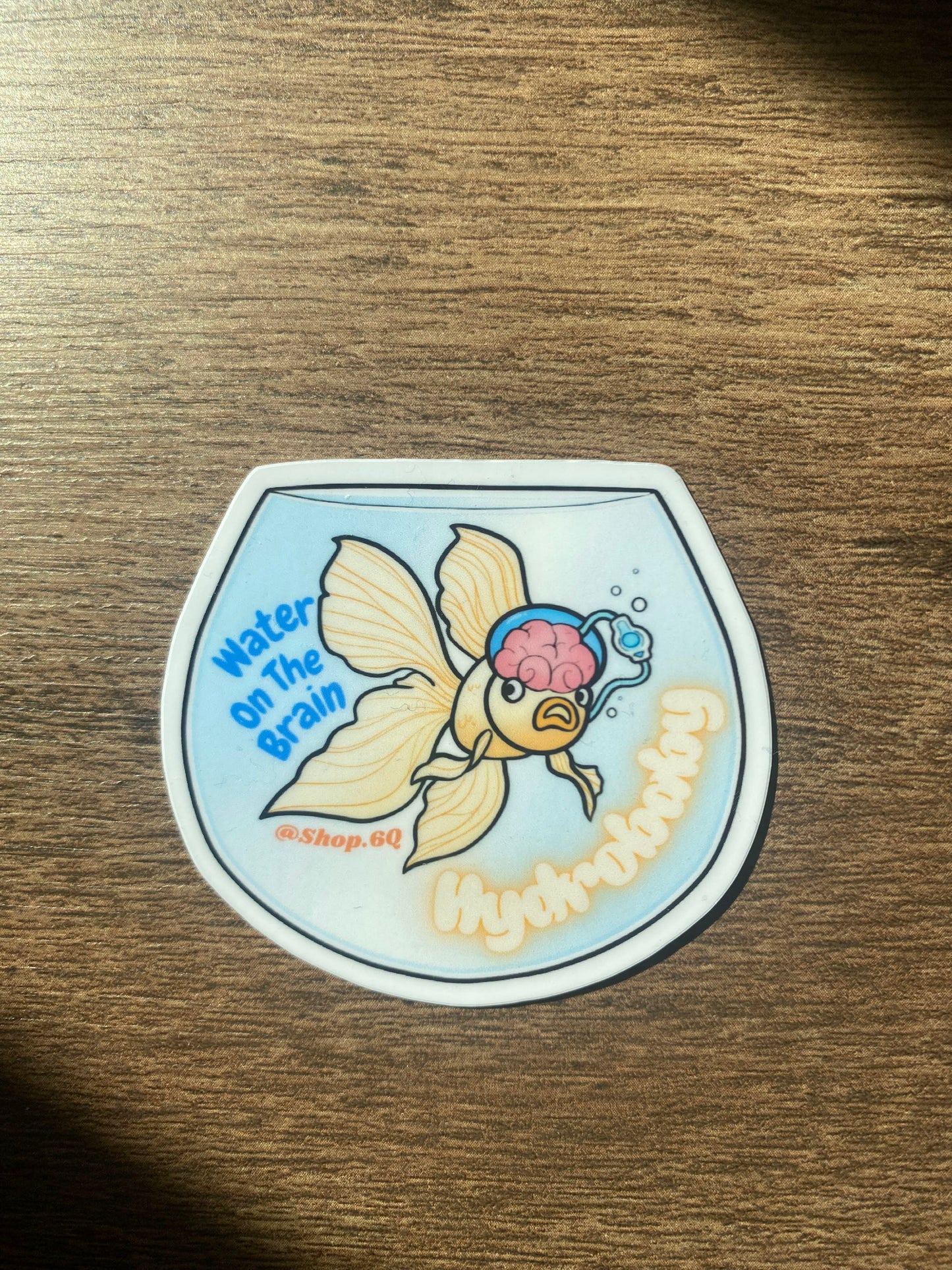 Goldy the fish Sticker